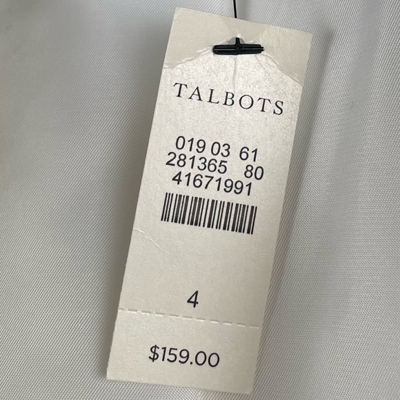 TALBOTS LINEN BLAZER | Ivory | Size 4 - Picture 7 of 7